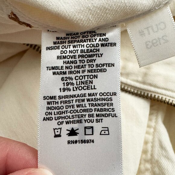 Imogene + Willie Jumpsuit in Ivory, size Medium - Picture 7 of 10